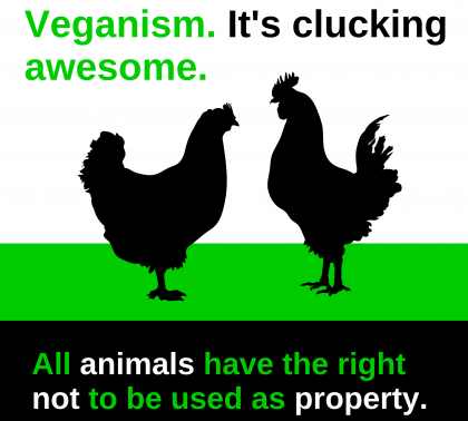 Veganism. It's clucking awesome.