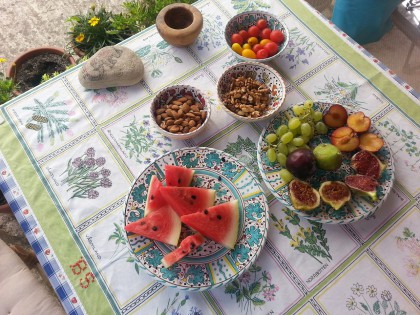 Frukt og nøtter. Foto.