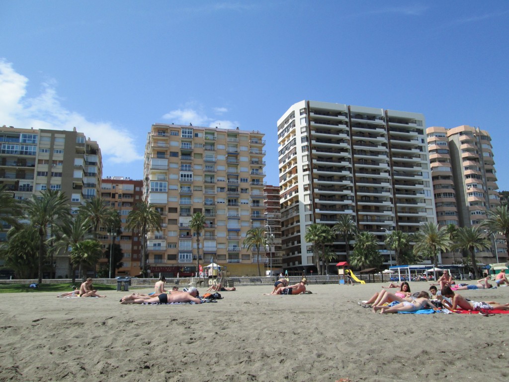 Stranden i Spania
