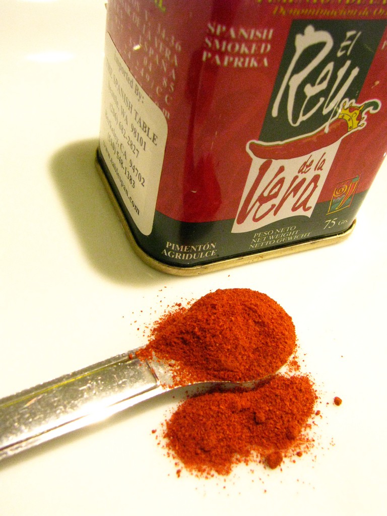 Røkt paprika. Foto.