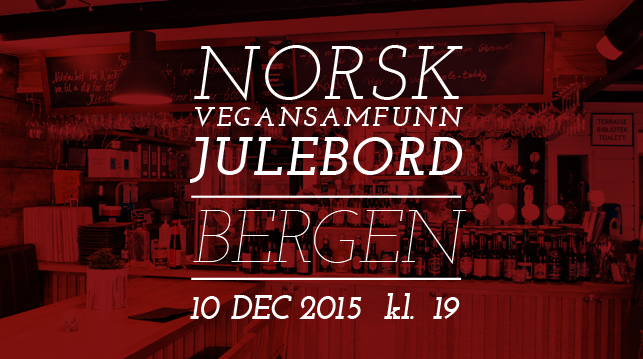 Norsk vegansamfunns julebord i Bergen